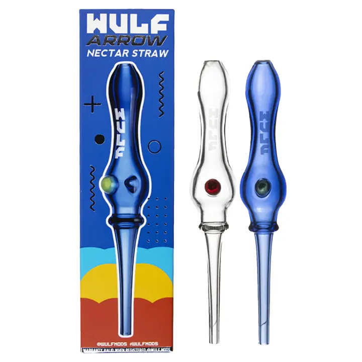 WULF Glass ARROW Nectar Straws | 6 inches product image