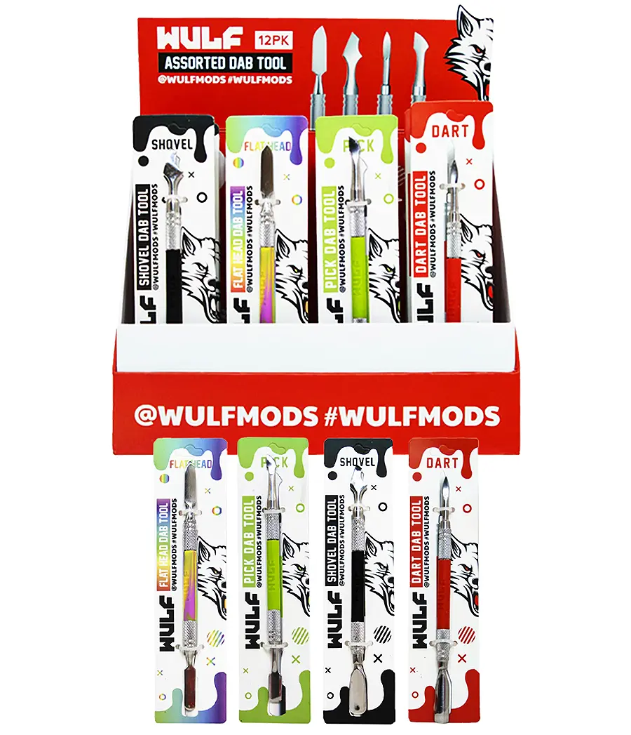 WULF Mods Assorted Dab Tools | 12 Count Display - image 2 of 2