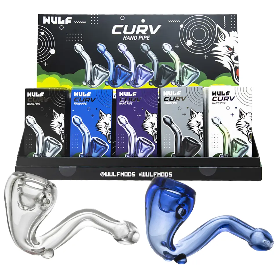WULF Glass CURVE Handpipe | 4 inches product image