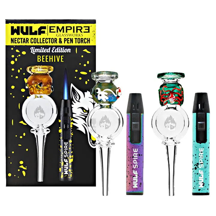WULF x EMPIRE Glassworks Honey Straw & Pen Torch Kit | 3.5 inches  product image