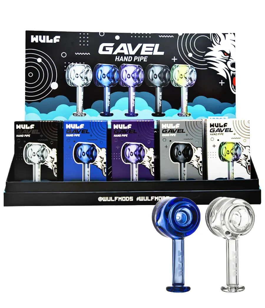 WULF Glass GAVEL Handpipe | 4 inches product image