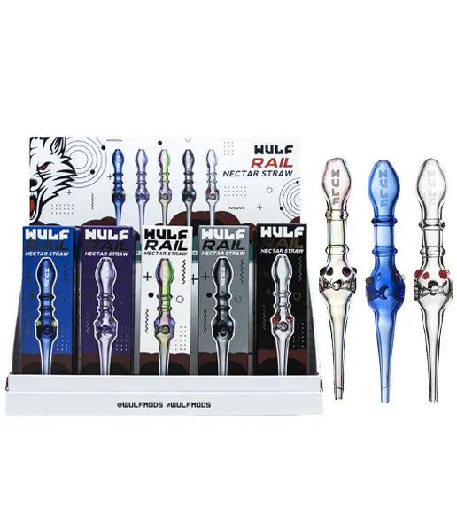 WULF Glass RAIL Nectar Straws | 6 inches product image
