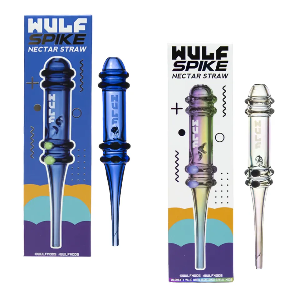 WULF Glass SPIKE Nectar Straws | 6 inches product image