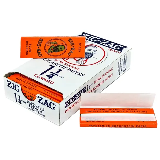 Zig Zag French Orange Cigrette Papers | 11/4 Size | 24 Count Display product image