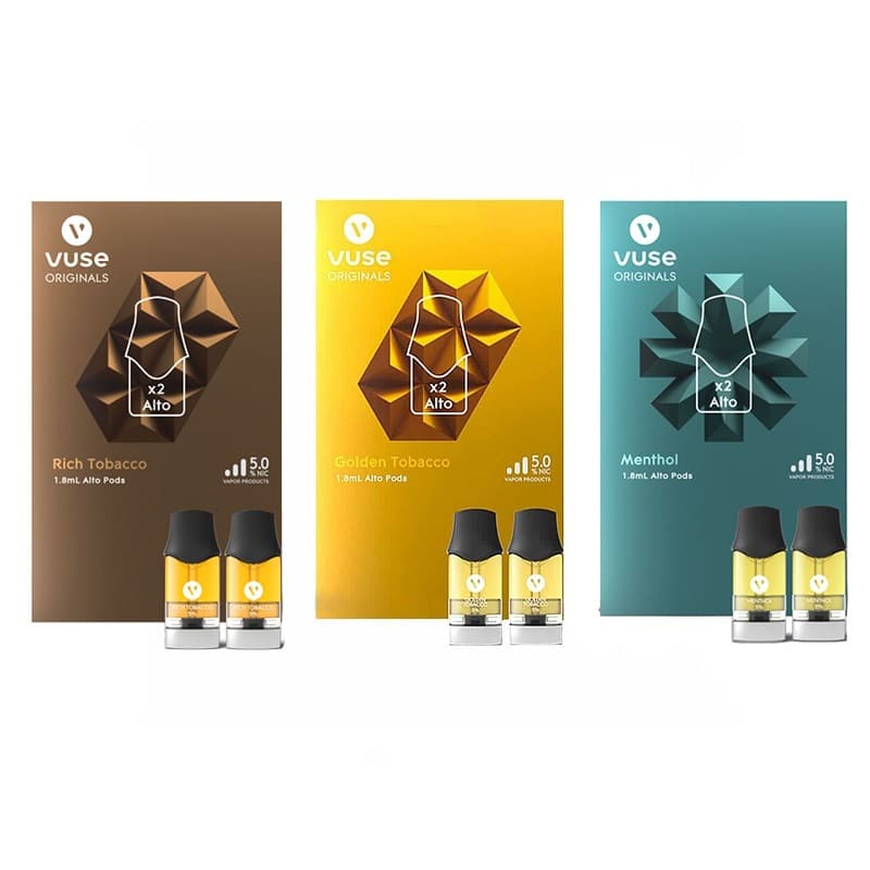 Vuse Alto Pods | 5% Nicotine | 1.8ml | 2 Pack | 5 Count Display product image