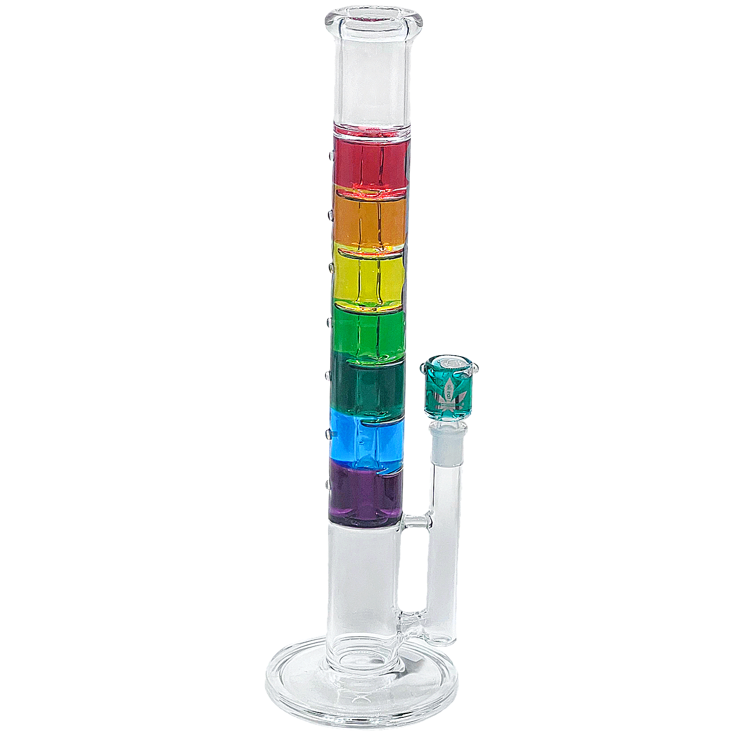 ALEAF Rainbow Glycerine Colors Straight Waterpipe (AL2111) | 16 inches  product image