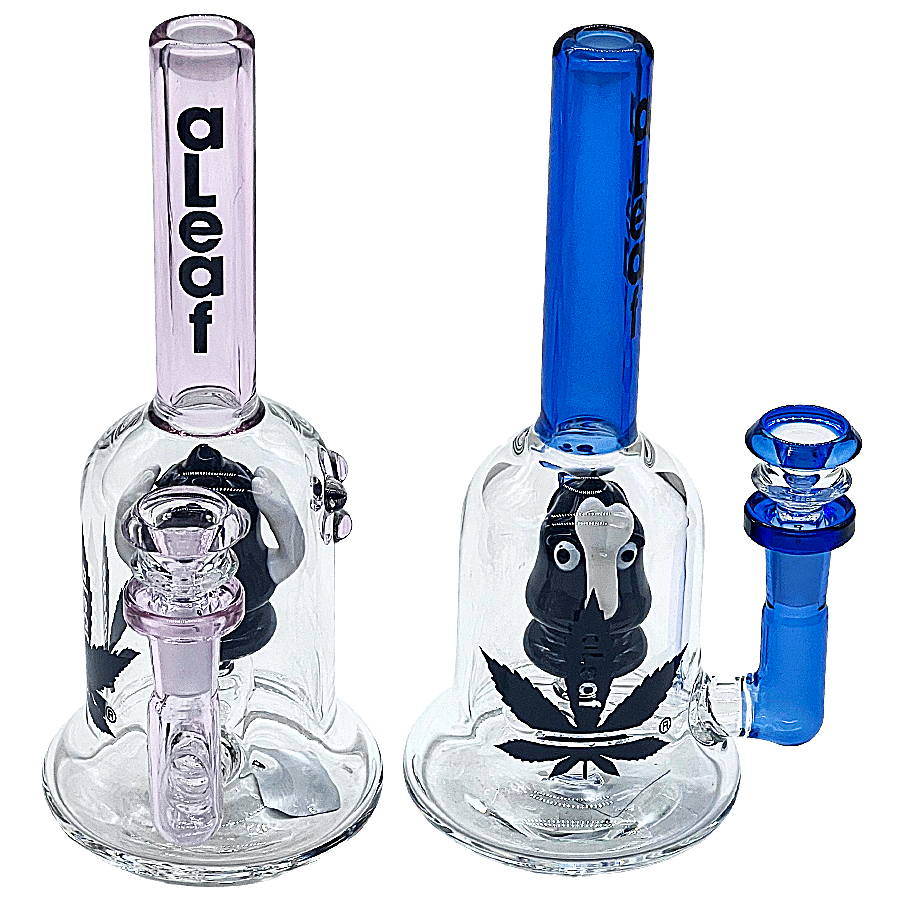 Aleaf Soulkeeper Perc Bell Shaped Waterpipe (AL2122) | 8.5 inches | Assorted Colors product image
