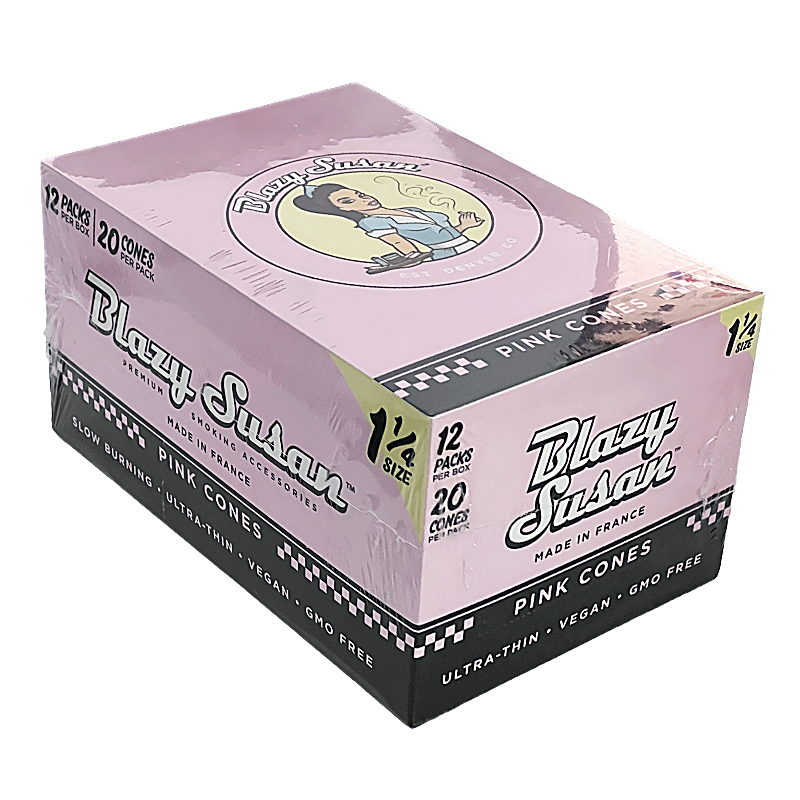 Blazy Susan Pink Cones | 1 1/4 | 12 Pack | 20 Count Display - image 1 of 2
