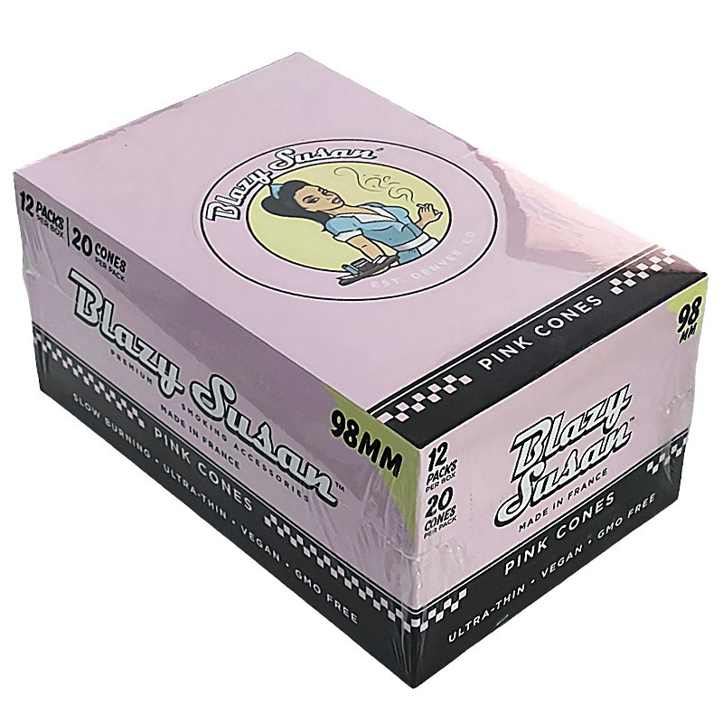 Blazy Susan Pink Cones | 98mm | 12 Pack | 20 Count Display - image 1 of 2
