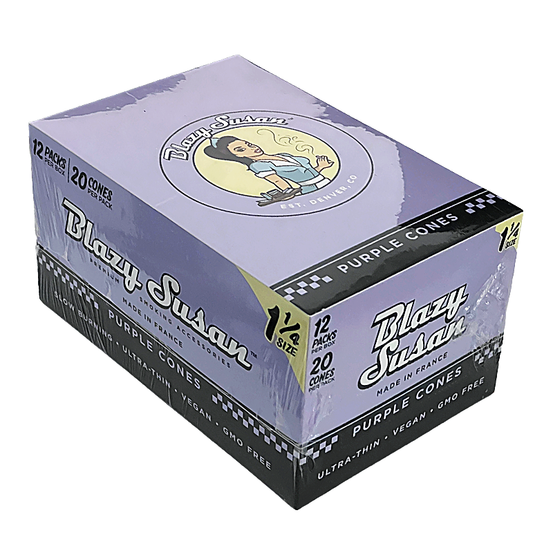 Blazy Susan Purple Cones | 1 1/4 | 12 Pack | 20 Count Display - image 1 of 2