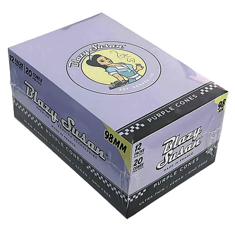 Blazy Susan Purple Cones | 98mm | 12 Pack | 20 Count Display - image 1 of 2