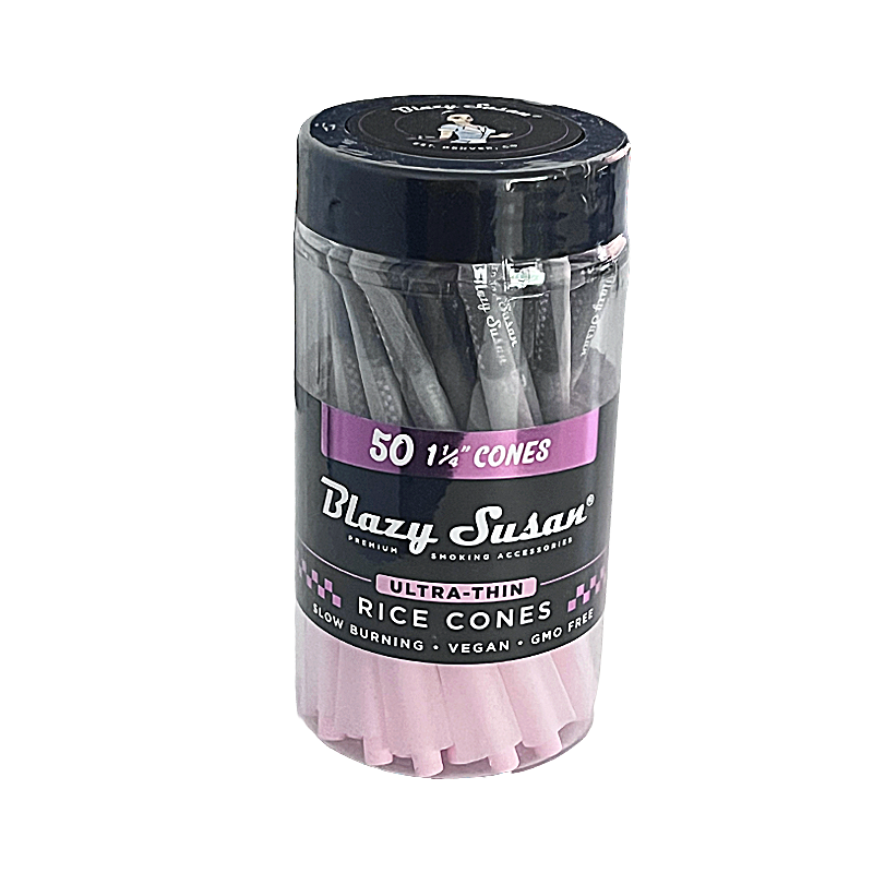 Blazy Susan Ultra Thin Rice Cones | 11/4 Size | 50 Count Jar product image