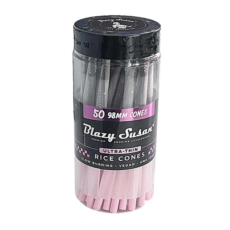 Blazy Susan Ultra Thin Rice Cones | 98mm | 50 Count Jar product image