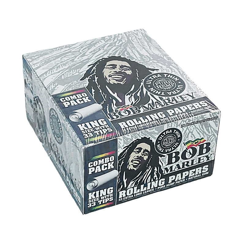 Bob Marley Ultra Thin Rolling Papers | King Size | Combo Pack product image