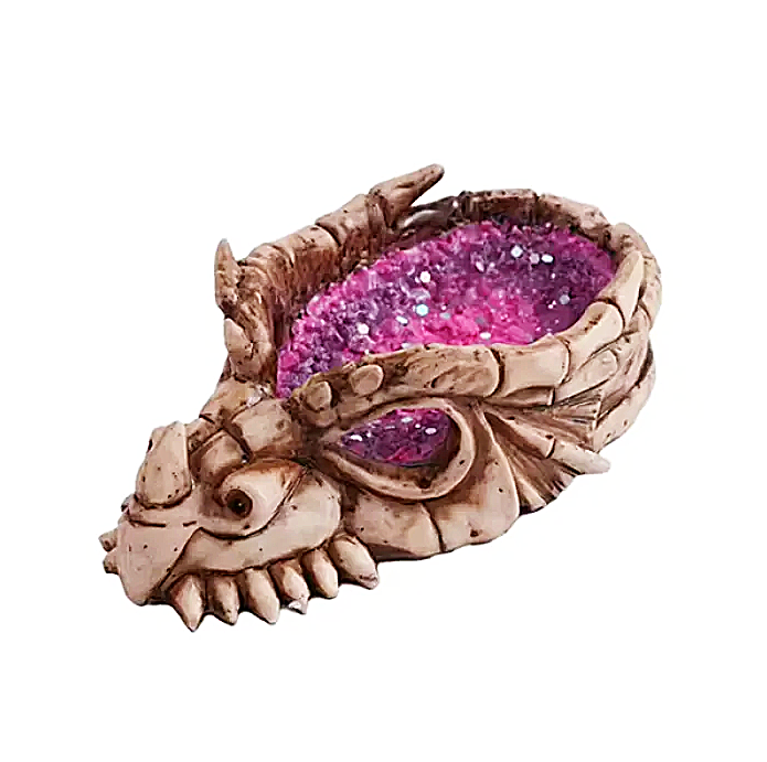 Ceramic Stoned Fantasy Glittery Dragon Ashtray (ASH220) | 6.5 inches product image