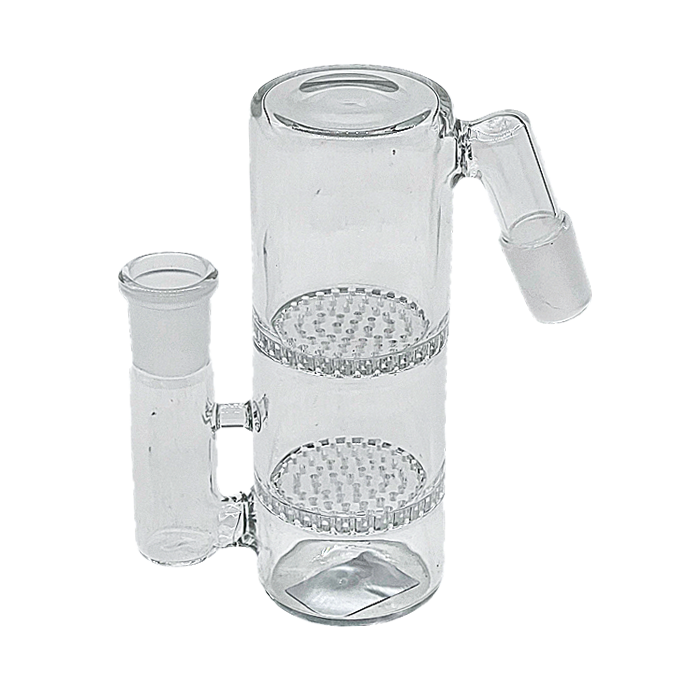 Clear Double Honeyomb 45 Degree Ash Catcher (HA-002-45-19MM) | 19mm  product image