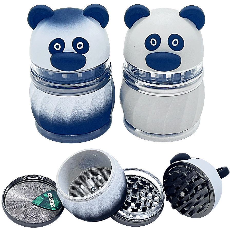 Crushers Metallic Polar Bear 3 Part Grinder (GR596) | 75mm | Assorted Colors product image