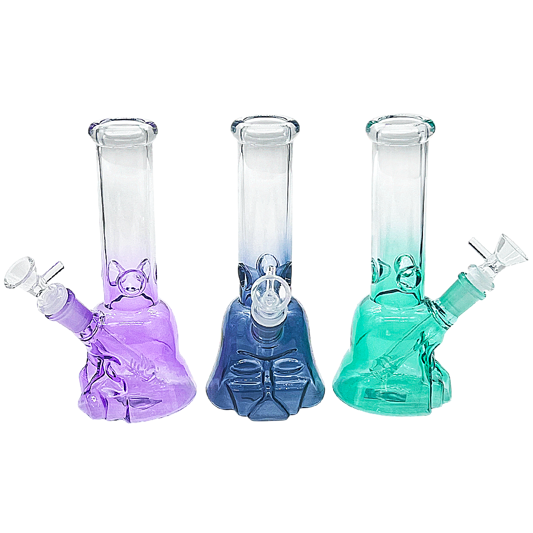 Double Shaded Avia Man Waterpipe (WPW3008) | 8 inches | Assorted Colors product image