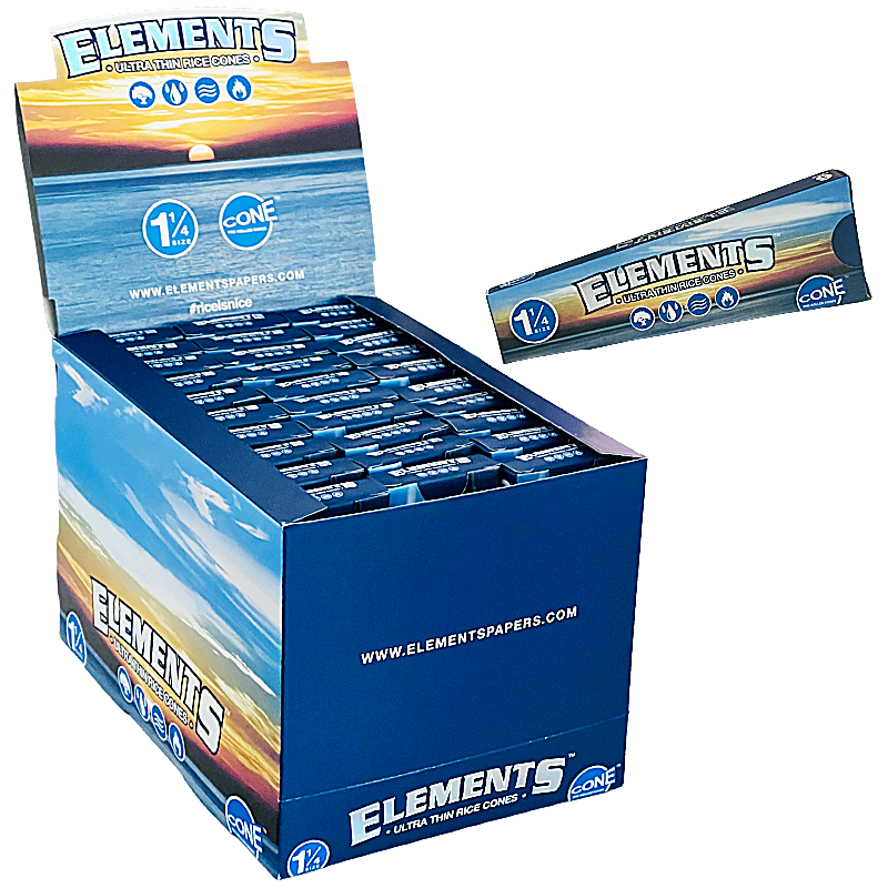 Elements Ultra Thin Rice Cones | 1 1/4 | 6 Pack | 30 Count Display product image
