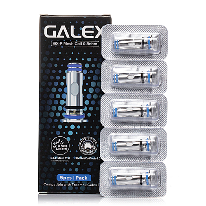 Freemax Galex GX-P Series Replacement Mesh Coils | 5 Pack | 0.8ohm product image
