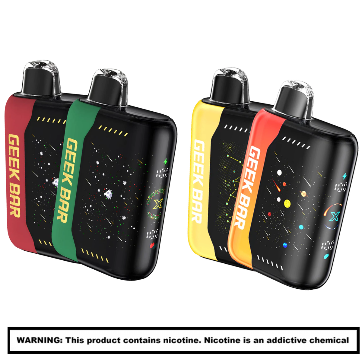 Geekbar Pulse X Disposables | 5% Nicotine | 25000 Puffs | 5 Count Display | Assorted Flavors product image