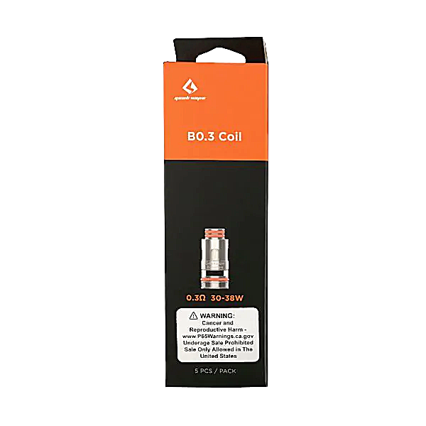 Geekvape B Series Replacement Coils | 5 Pack | B 0.3ohm product image