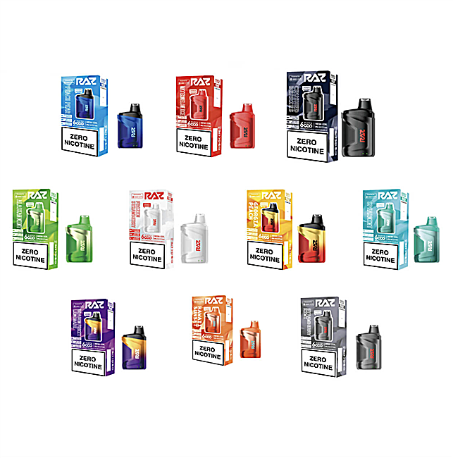 Geekvape Raz CA6000 Disposables | ZERO Nicotine | 6000 Puffs | 10 Count Display product image
