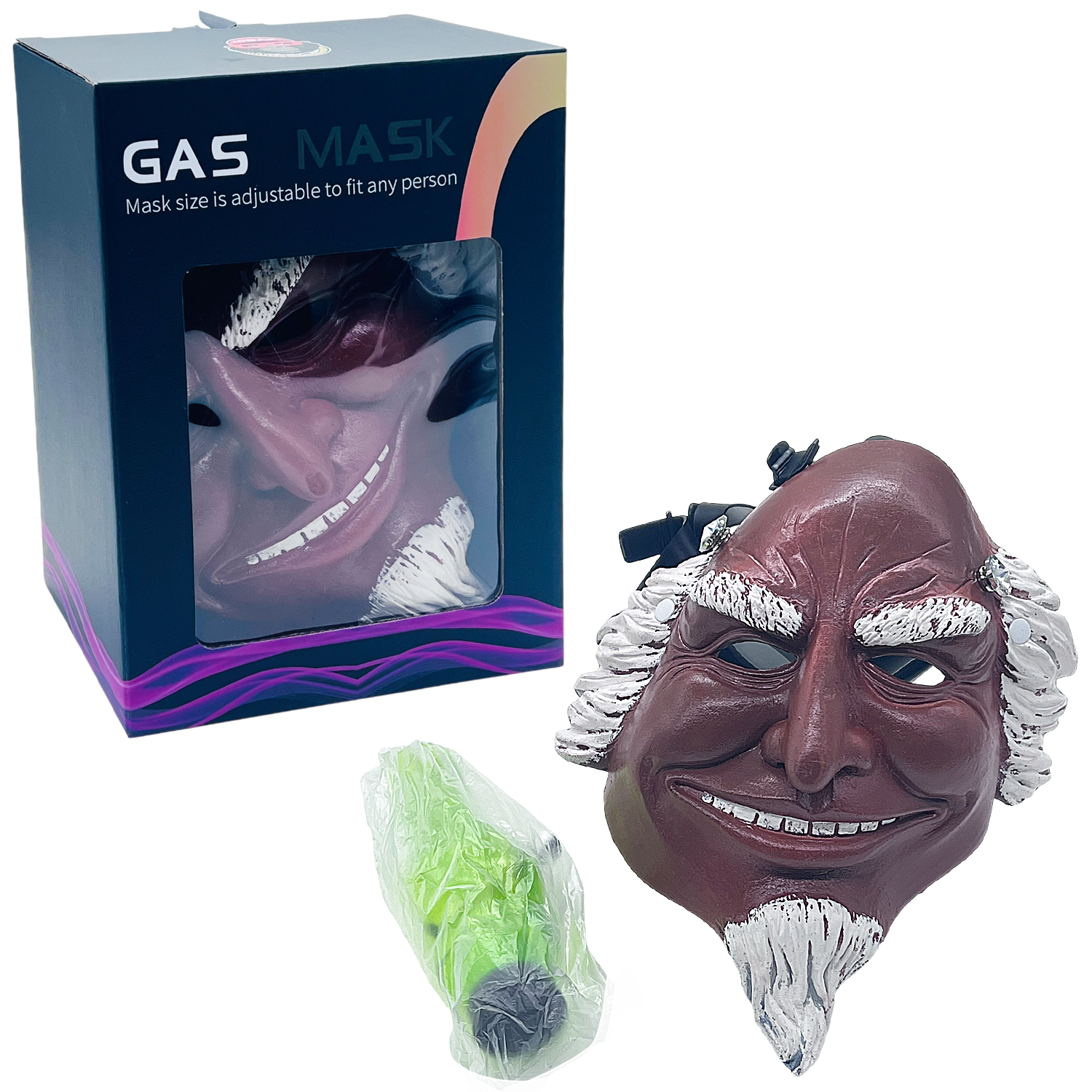 IDGAF Scary Animal Faces Gas Masks with Acrylic Pipe (GM500-506) | Assorted Designs - image 5 of 8