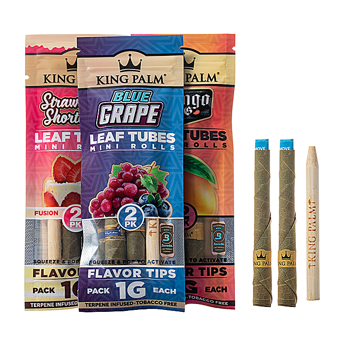 King Palm Leaf Tubes Mini Rolls | 2 Pack | 20 Count Display product image