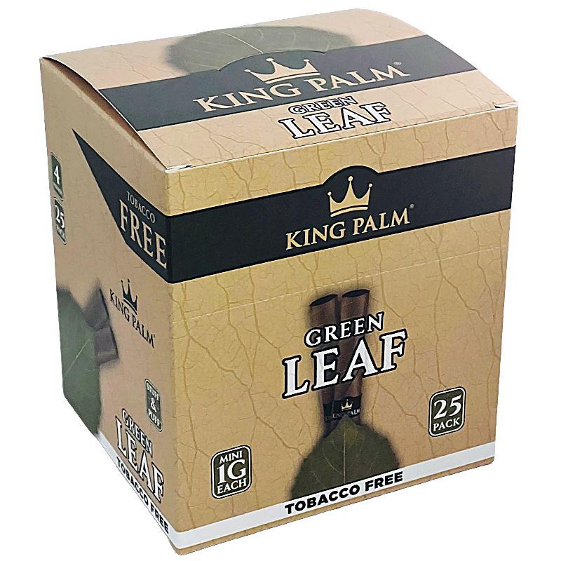 King Palm Mini Green Leaf Cones (KPN-301) | 1 Gram | 4 Pack | 25 Count Display product image