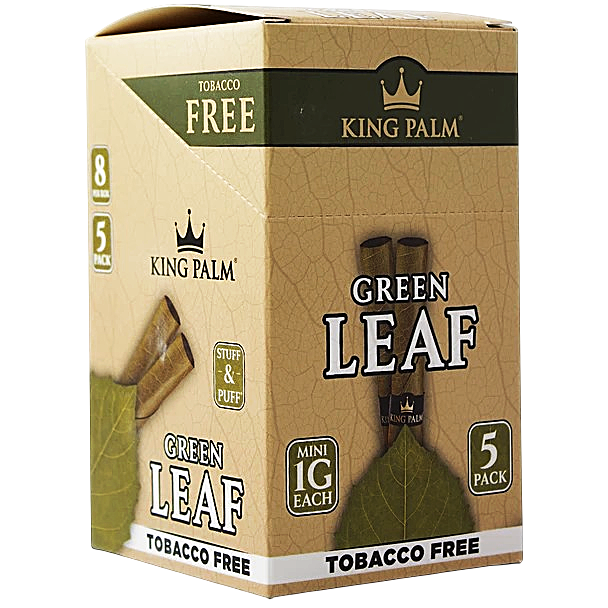 King Palm Mini Green Leaf Cones | 1 Grams | 5 Pack | 8 Count Display product image