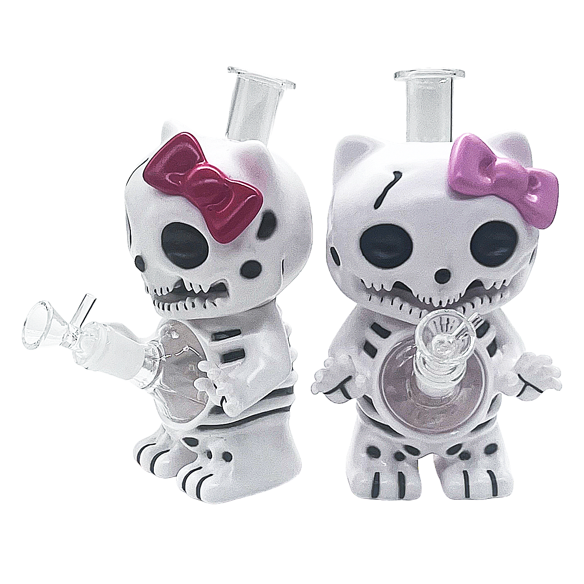 Monster Kitty Cat Silicone Waterpipe (WP102/WPST203) | 10 inches | Assorted Colors product image