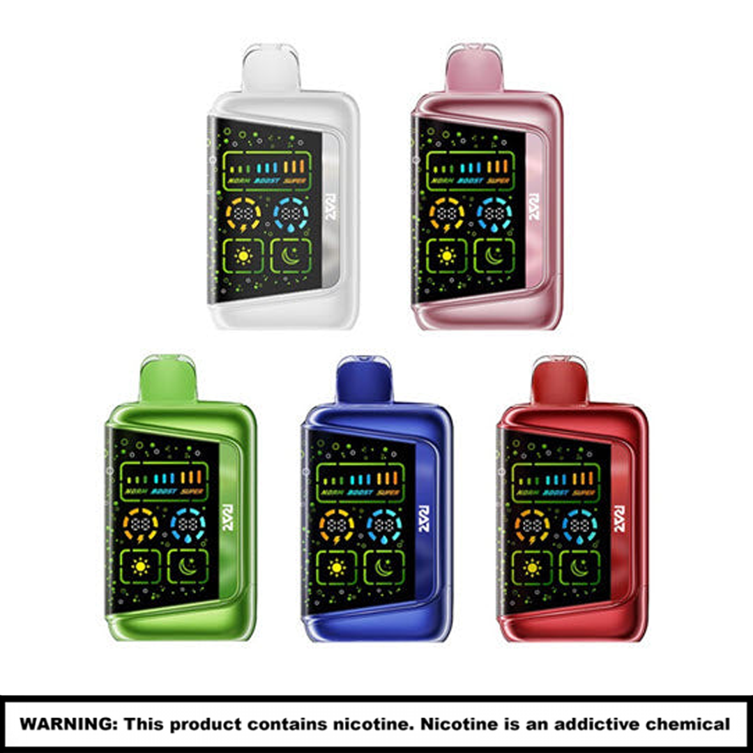 RAZ RX Rechargable Disposables | 5% Nicotine | 50000 Puffs | 5 Count Display product image