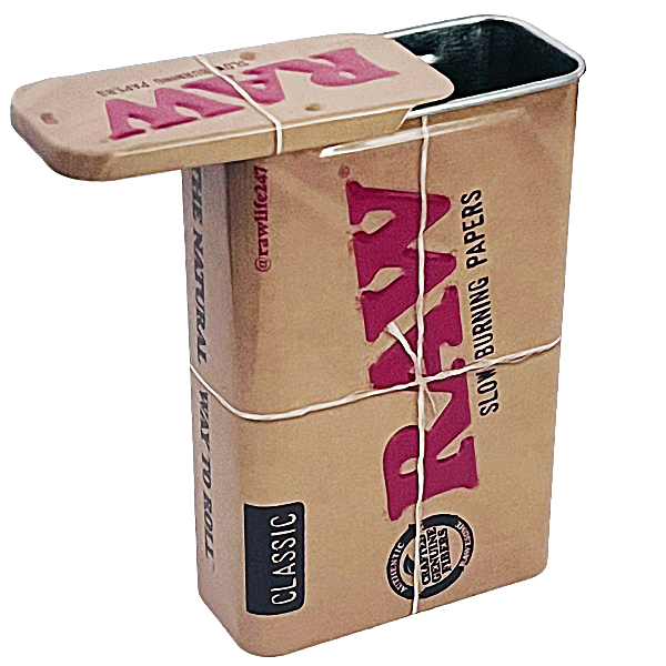 Raw Metal Slide Top Tin | Classic product image
