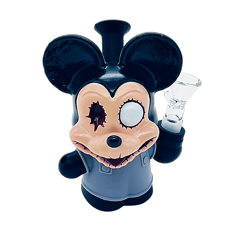 Scary Mousie Mini Silicone Waterpipe (WP105) | 5 inches | Assorted Colors - image 1 of 2
