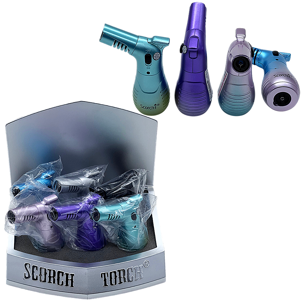 Scorch Lock Feature Single Flame Torch Lighter (61871-1) | 4.25 inches | 6 Count Display - image 2 of 2