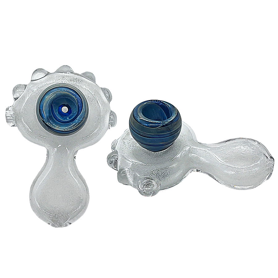 Sea Claw Glow In The Dark Dotted Head Handpipe (RS3560) | 4 inches | Assorted Colors product image