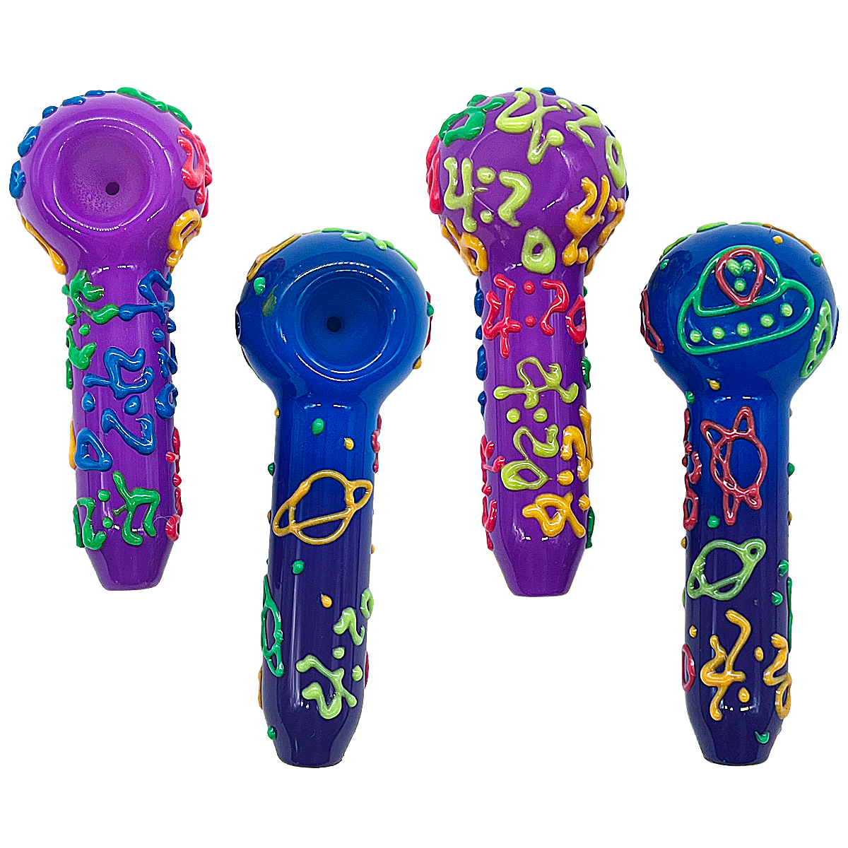 Stallion Artisan Glass Handpipe | 5 inch | Assorted Colors product image
