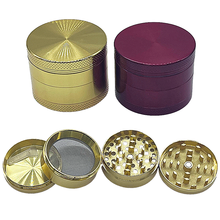 Stallion Zinc Alloy 4 Part Grinder | 50mm | Assorted Colors product image