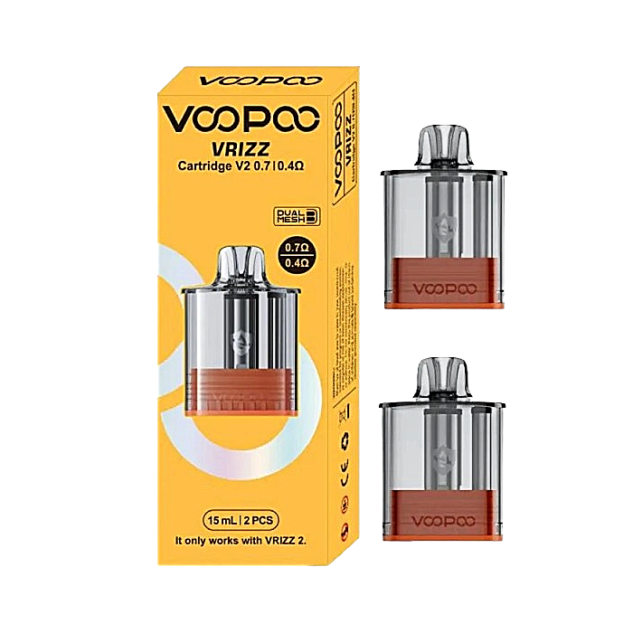 VRIZZ V2 Dual Pod Cartridge By Voopoo | 0.7ohm/0.4ohm | 15ml product image