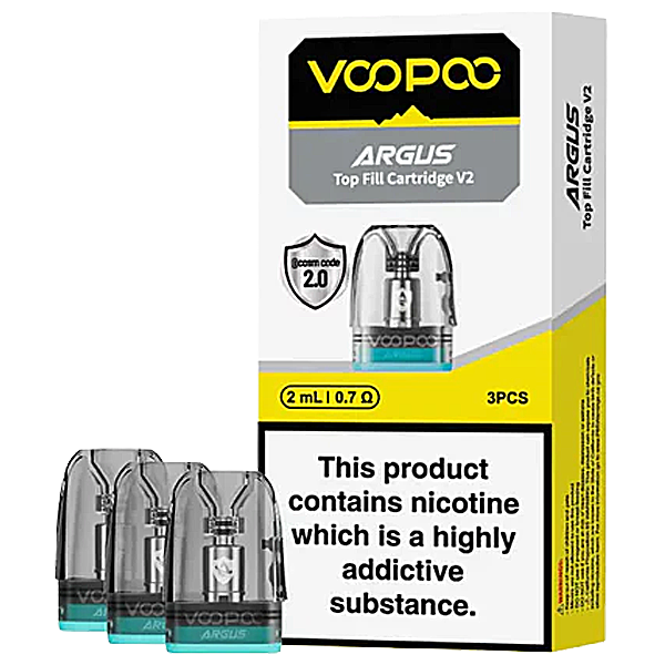 Voopoo Argus Top Fill V2 Cartridge 2ml | 3 Pack | 0.7ohm product image
