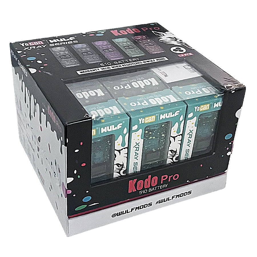 YOCAN x Wulf Mods X-RAY Series KODO PRO 510 Voltage Battery | 15 Count Display product image