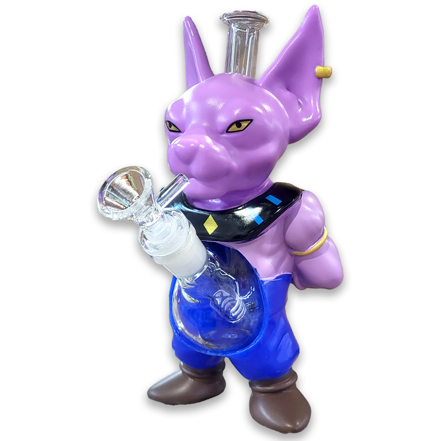 BEERUS Silicone Waterpipe (WPST217) | 8 inches | Assorted Colors product image