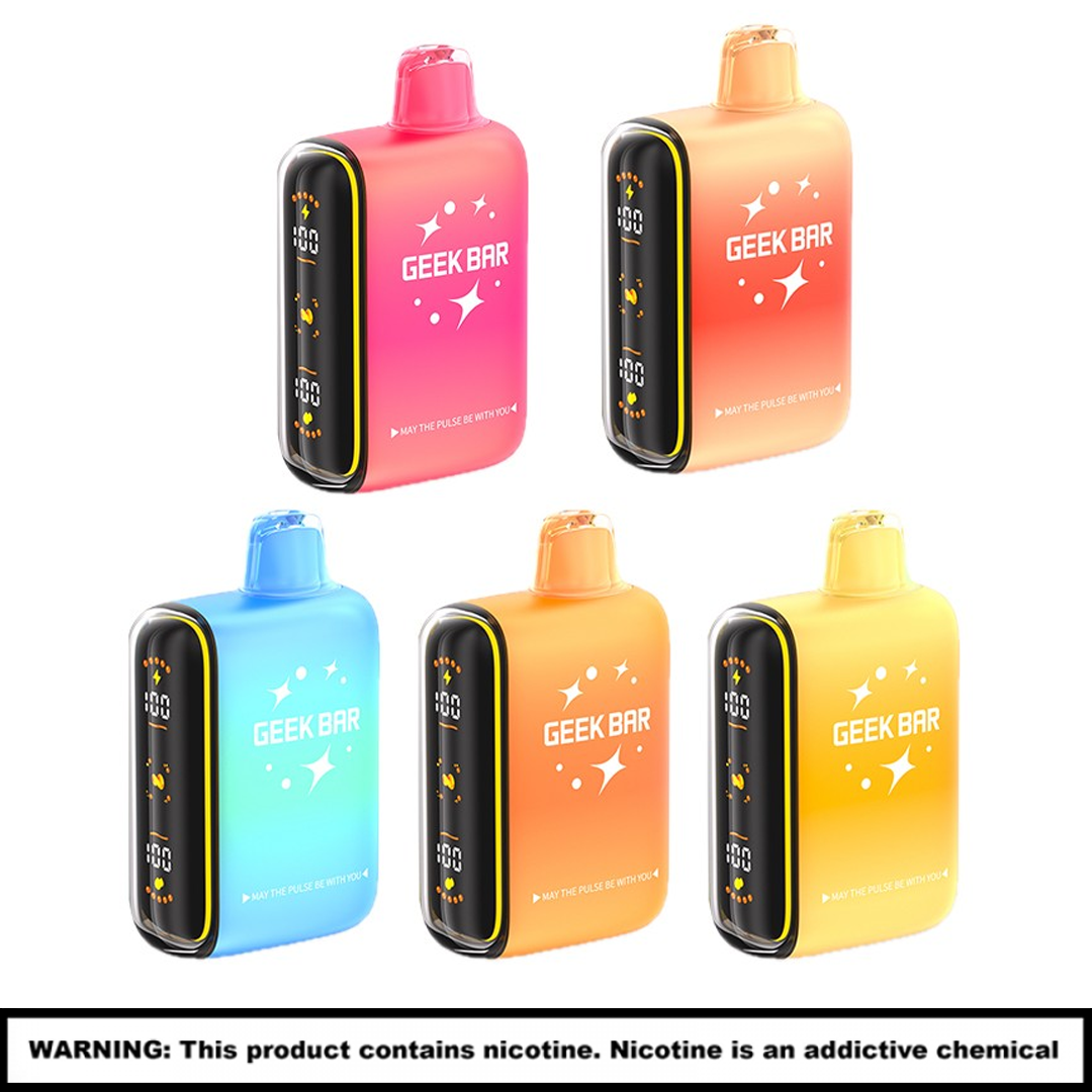 Geekbar Pulse Disposables (Savers Edition) | 5% Nicotine | 15000 Puffs | 5 Count Display product image
