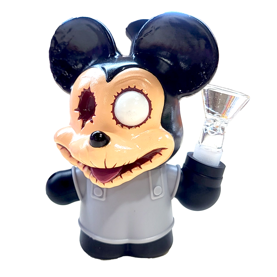 Scary Mousie Mini Silicone Waterpipe (WP105) | 5 inches | Assorted Colors - image 2 of 2