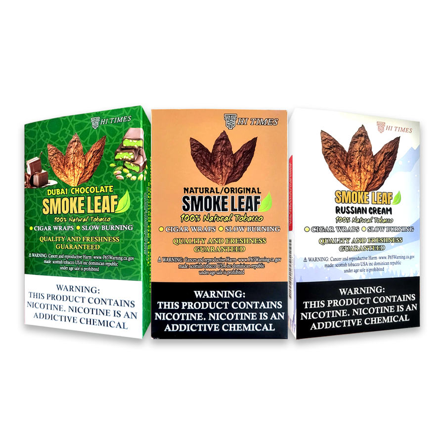 SMOKE LEAF Natural Leaf Cigar Wraps | 2 Pack for $0.99 | 2 Pack | 20 Count Display product image