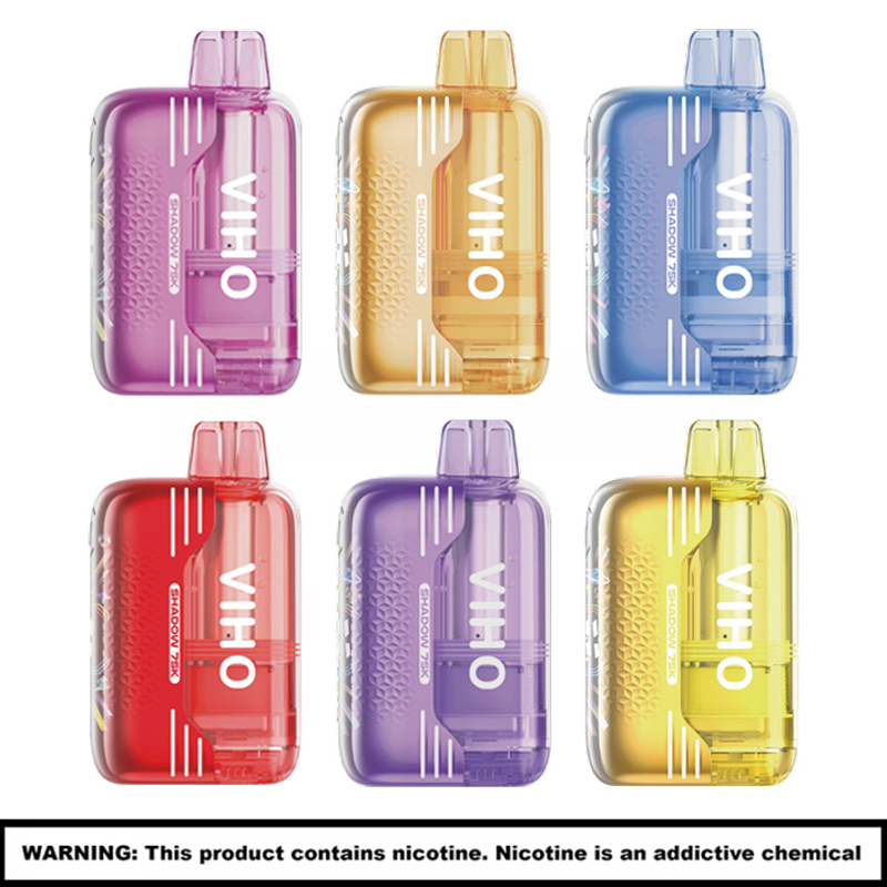 VIHO SHADOW Disposable Kits | 5% Nicotine | 75000 Puffs | 5 Count Display product image